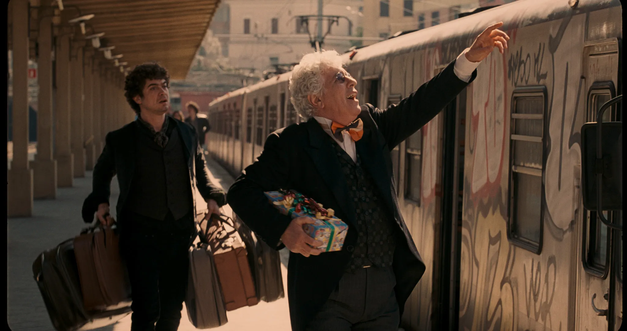 Ninetto Davoli در نقش Epifanio در فیلم Pasolini