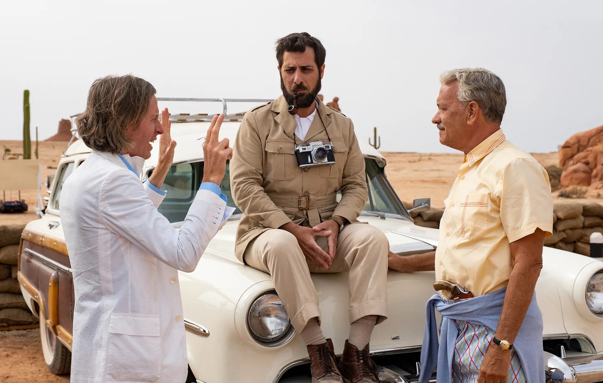 Wes Anderson در پشت صحنۀ Asteroid City